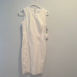 Calvin Klein White Midi Dress